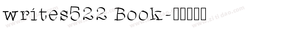 writes522 Book字体转换